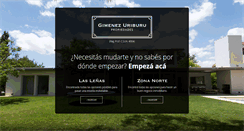 Desktop Screenshot of gimenezuriburu.com.ar