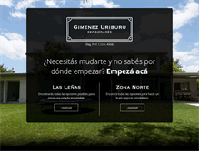 Tablet Screenshot of gimenezuriburu.com.ar
